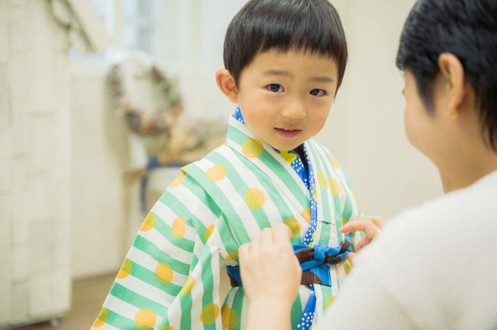 七五三,七五三撮影,3歳,男の子被布,兄弟写真