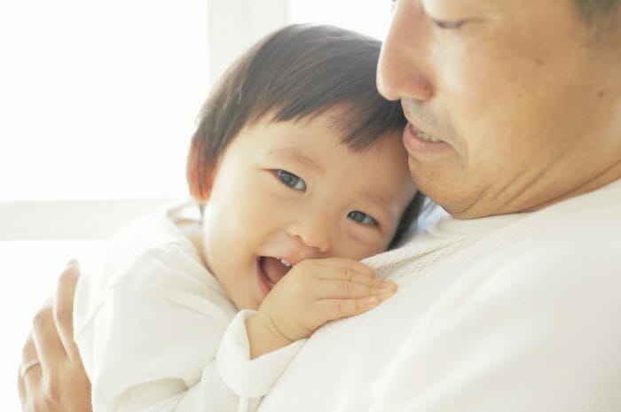 1歳男の子　誕生日記念写真