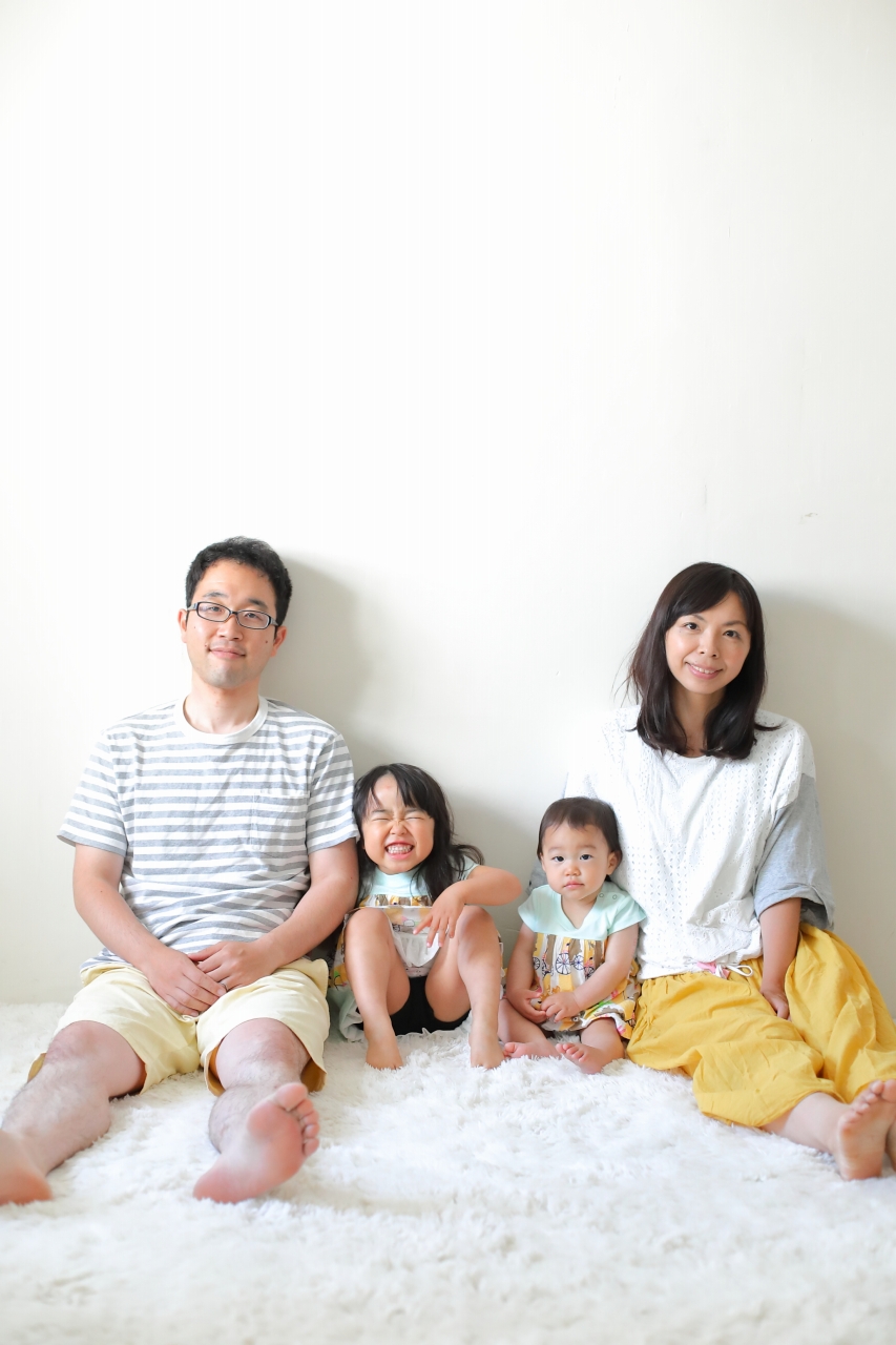家族写真,家族撮影,記念撮影,東京スタジオ,1歳誕生日,誕生日記念撮影