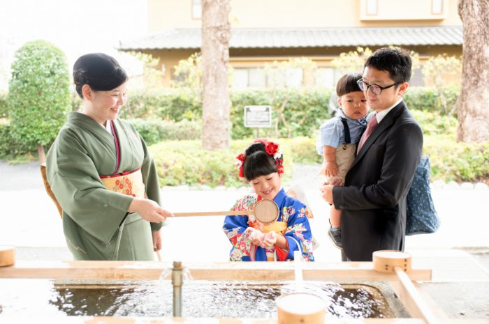 姉弟で！7歳七五三＆3歳七五三　松陰神社