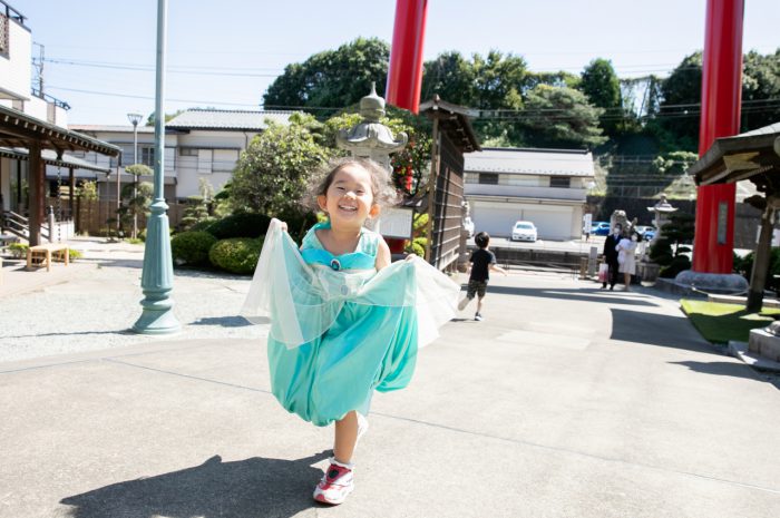 琴平神社でお宮参り