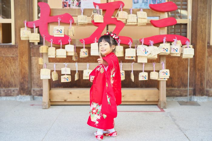 大宮,氷川神社,３歳七五三出張撮影,決めポーズ