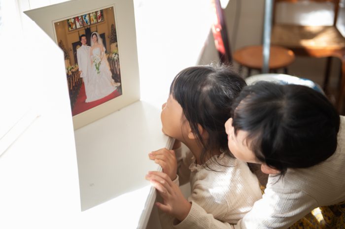 結婚式の写真