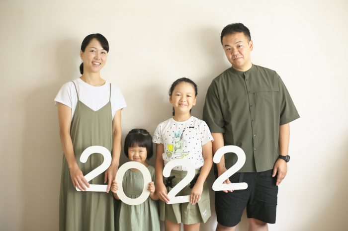 家族写真,年賀状撮影,2022