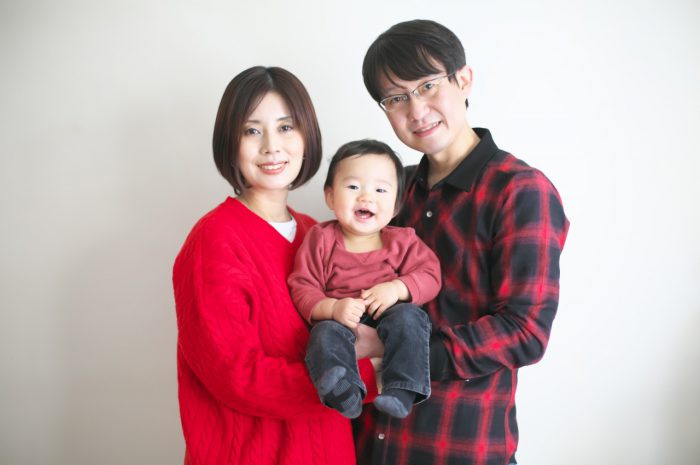 1歳男の子,記念撮影,スタジオ撮影,家族写真撮影