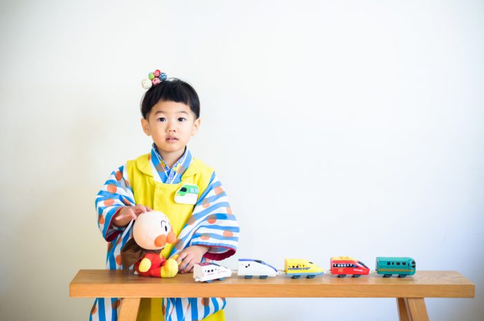 3才男の子七五三撮影,スタジオ