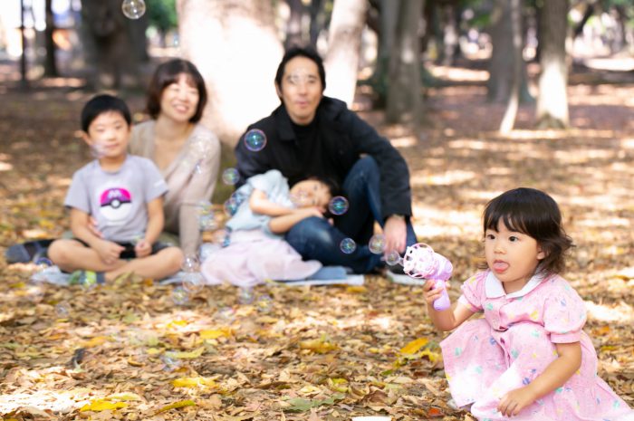 ロケフォト,代々木公園,ツーショット,家族撮影