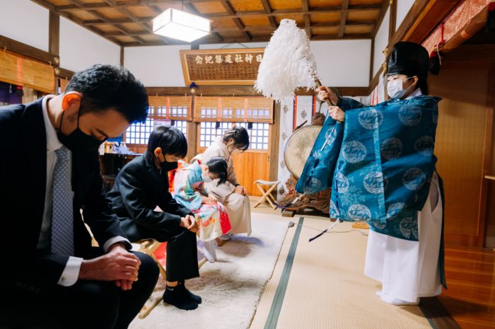 春日神社,七五三,ロケーション撮影,7歳七五三,ご祈祷シーン撮影