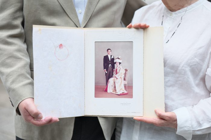 金婚式,出張撮影,赤坂日枝神社,家族写真,孫,結婚50年,結婚写真撮影