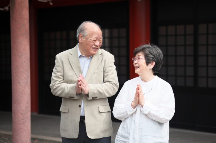 金婚式,出張撮影,赤坂日枝神社,家族写真,孫,夫婦50周年記念撮影,金婚式お祝い