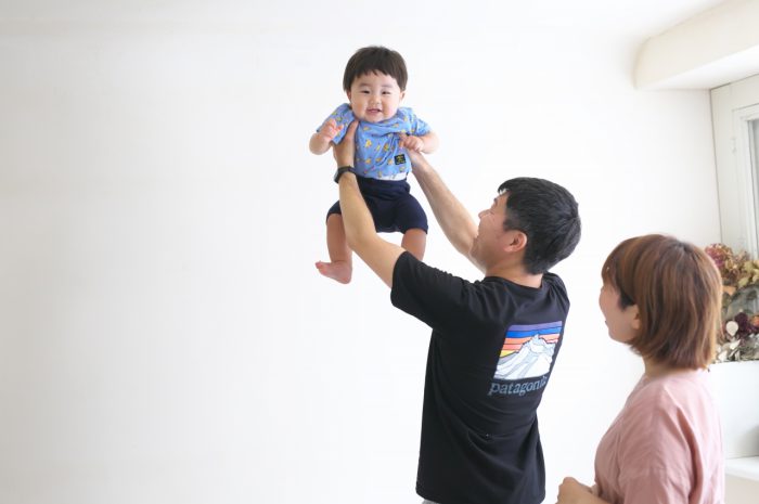 1歳誕生日,1歳男の子,ファーストバースデー,たかいたかい