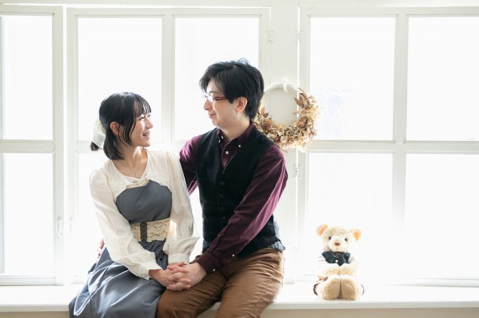 結婚10周年,記念撮影,カップルフォト,スタジオ撮影